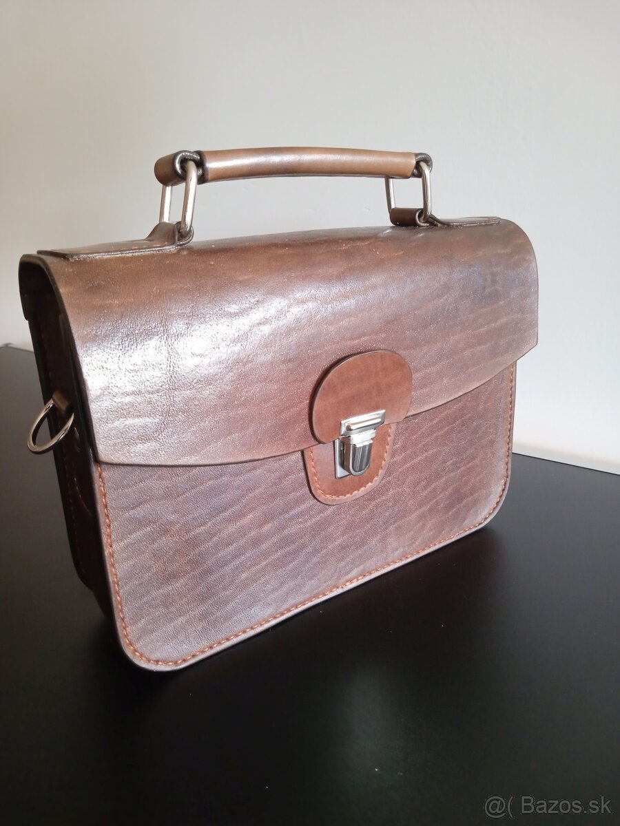 Kožená kabelka-aktovka - 6