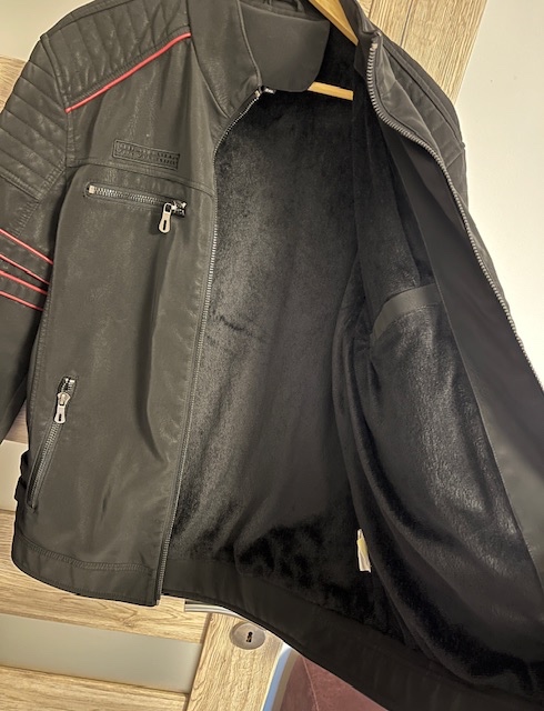 Kožená bunda xl umelá koža nová - 6