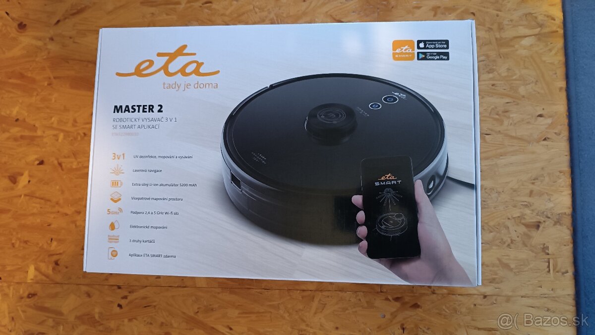 roboticky vysavač Eta master 2 - 6