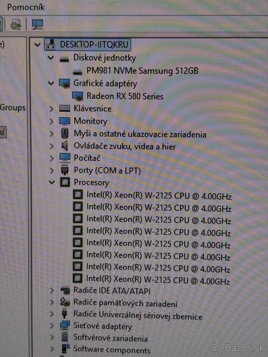 #122 Dell 5820/Xeon E2125/32GB DDR4/RX580 8GB/W11 - 6