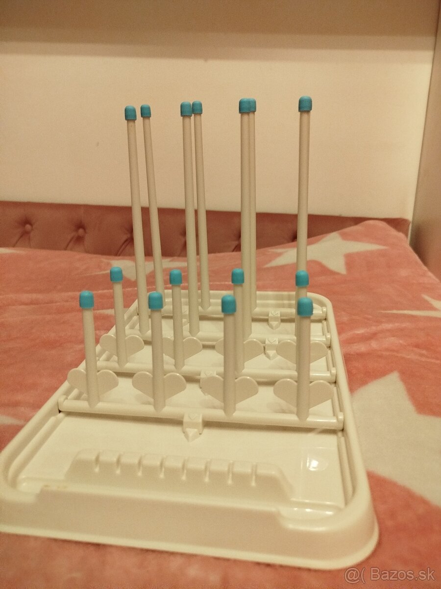 Sklopiteľný odkvapkávač na fľaše, cumlíky NOVÝ - 6