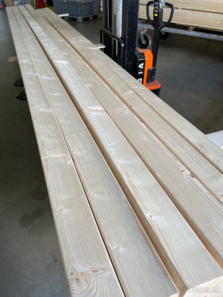 Hobľované hranoly a dosky - SMREK - 6