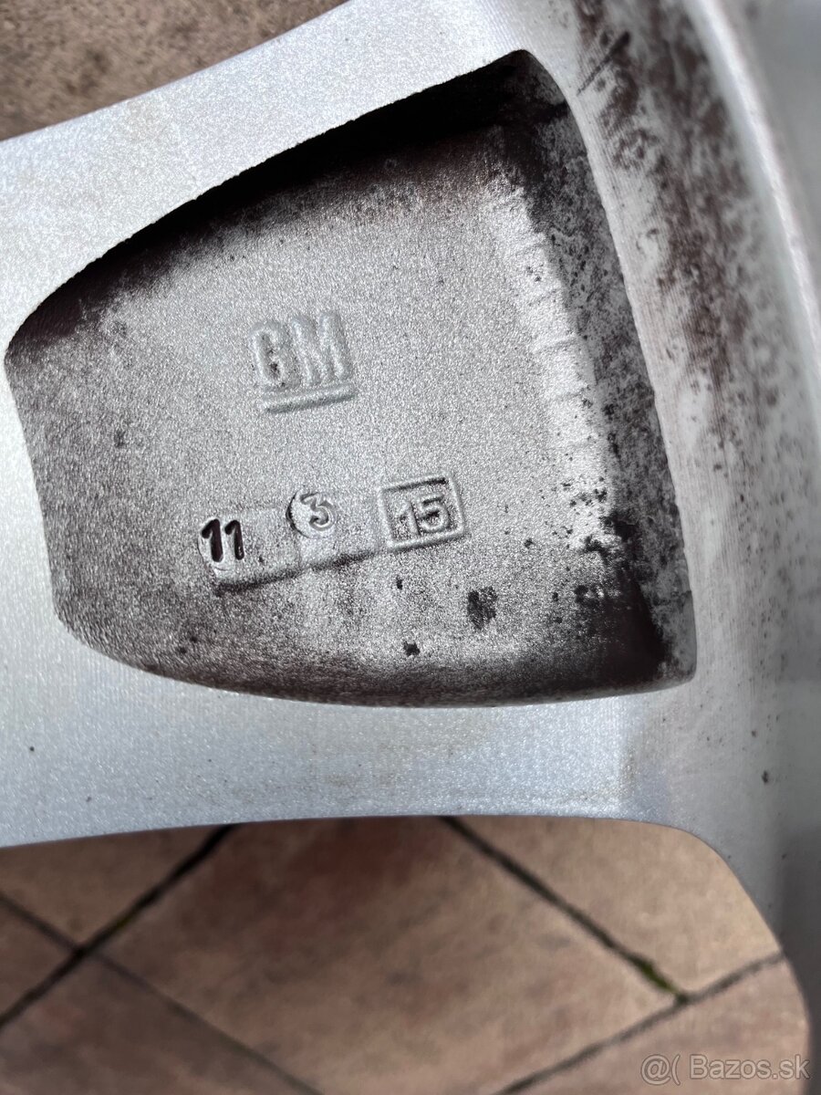 Orig. hliníkové disky Opel R17, 5x105 - 6