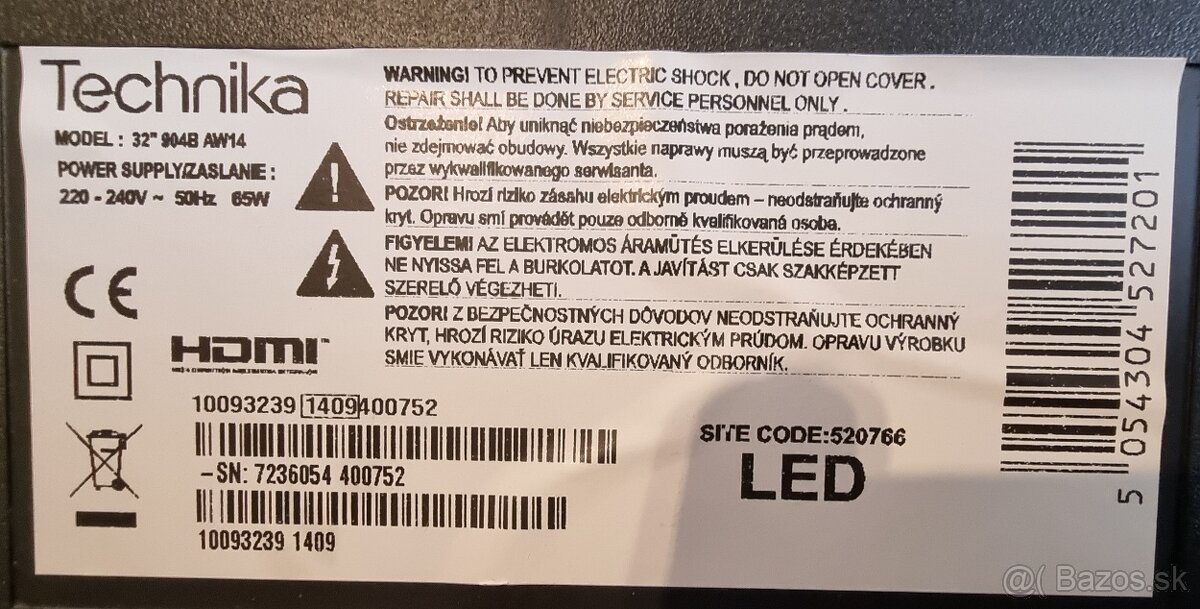 Predám televízor Technika - 6