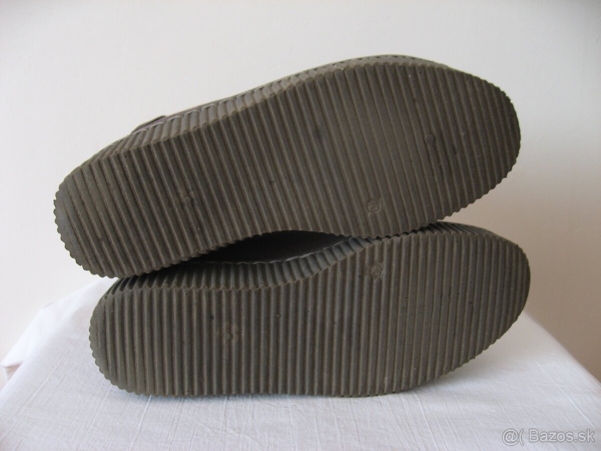 REZERVOVANÉ - Zateplené členkové tenisky - veľ. 38/39 - 6