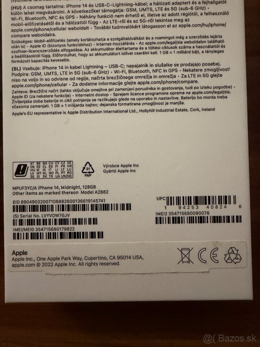 Iphone 14 128GB midnight black - 6