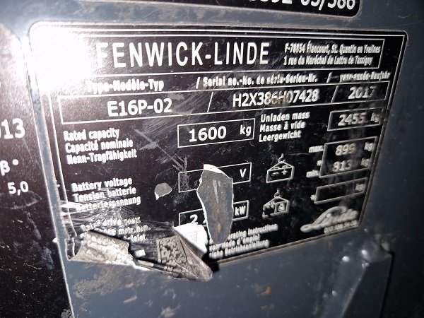 LINDE E16P, bateriový, triplex, r.v.2017 - 6
