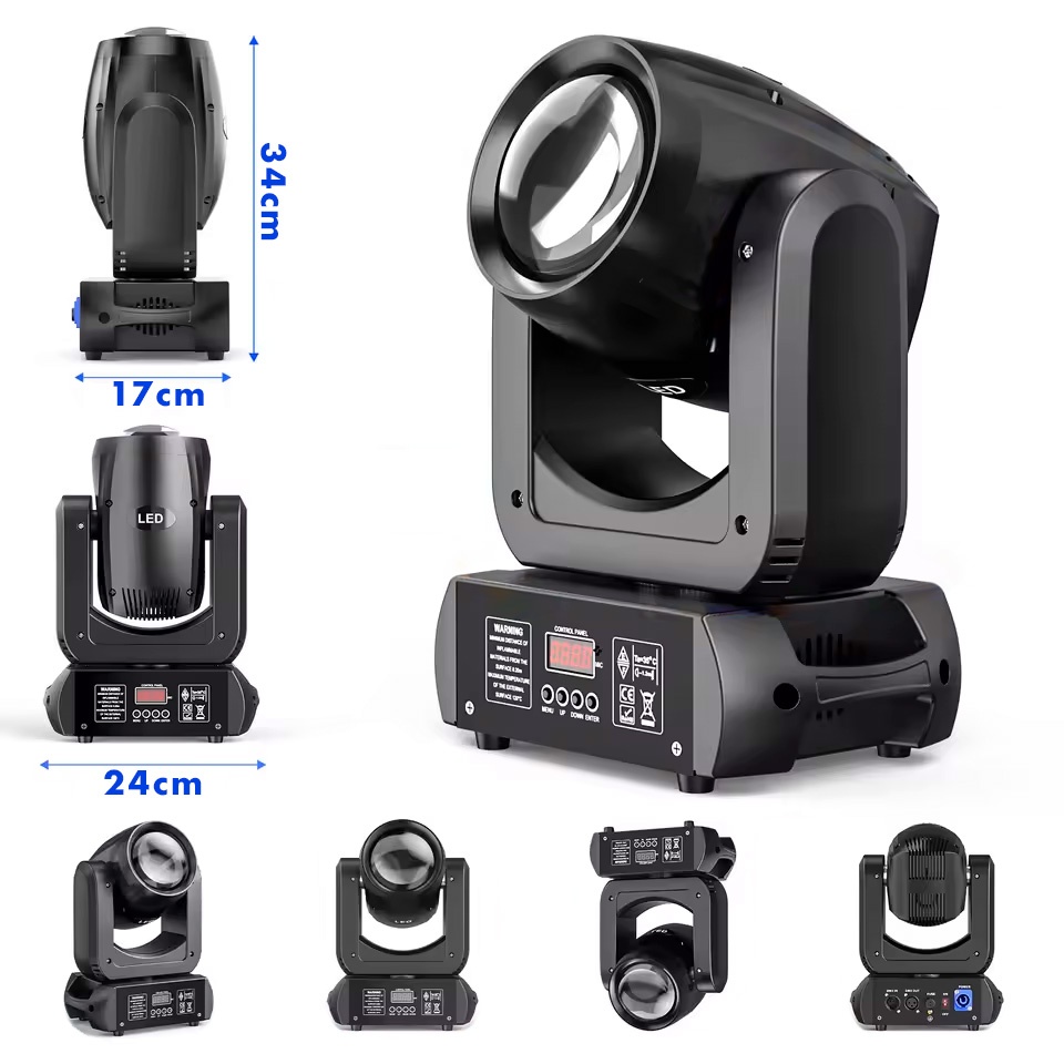 LED Otočné hlavy Spot Prism Head 150W - 6