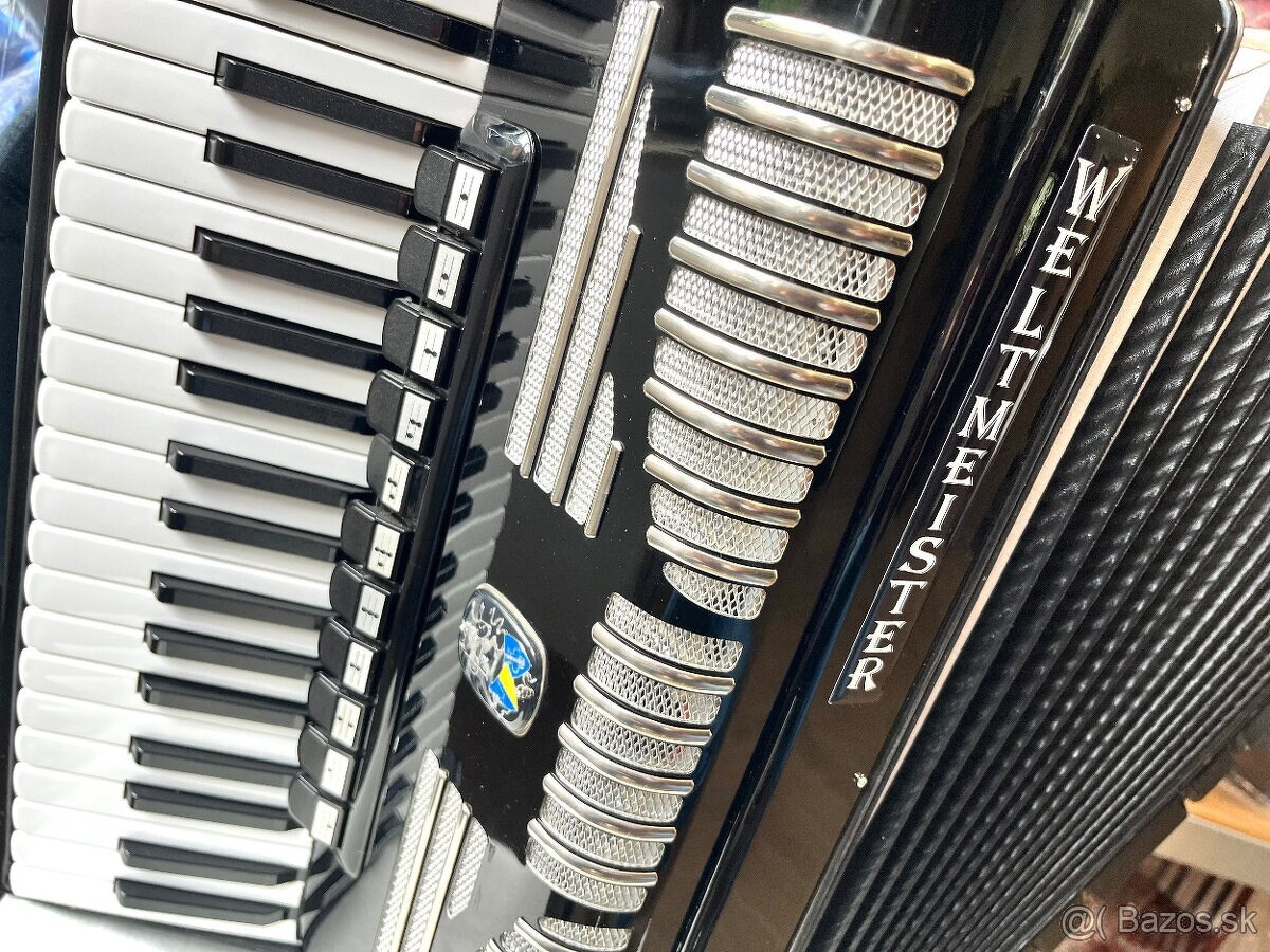 Predám akordeón Weltmeister Elegance- Caprice 120 basový - V - 6