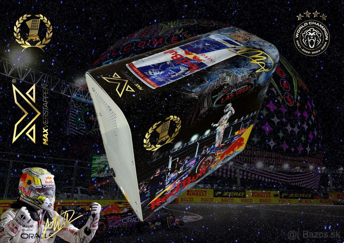 RED BULL CHLADNIČKA LED Max Verstappen LAS VEGAS - 6