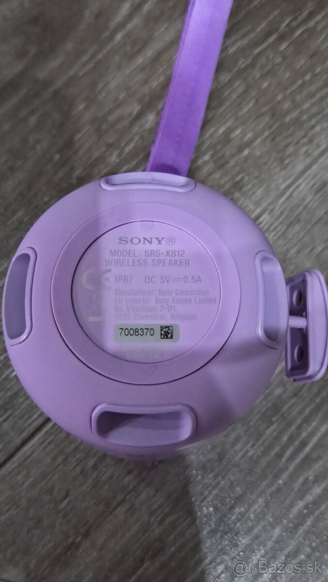 SONY reproduktor SRS-XB12 - 6