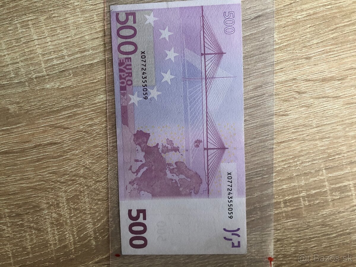 predám bankovky 200,500 a 20 € - 6