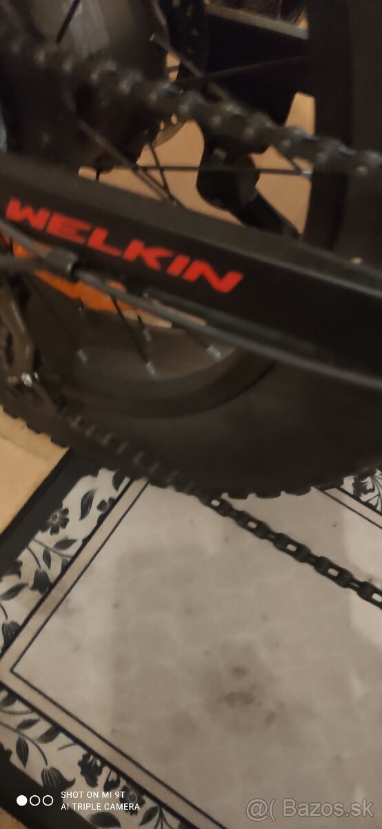 Predám celoodpružený Fat E-bike Welkin - 6