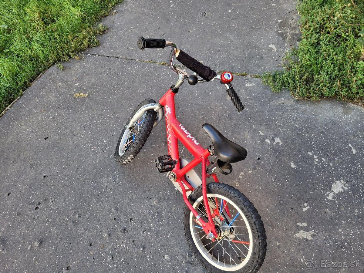 Detský bicykel YEDOO Pidapi 16 alu – červený - 6