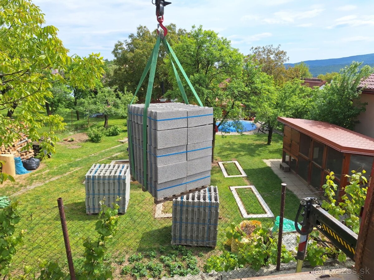 Preprava materialu, hydraulická ruka - 6