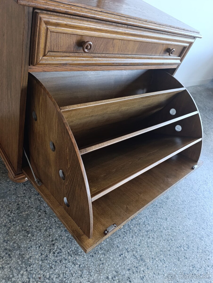 Rustikální botník, věšáky, předsíňový set, masív - 6