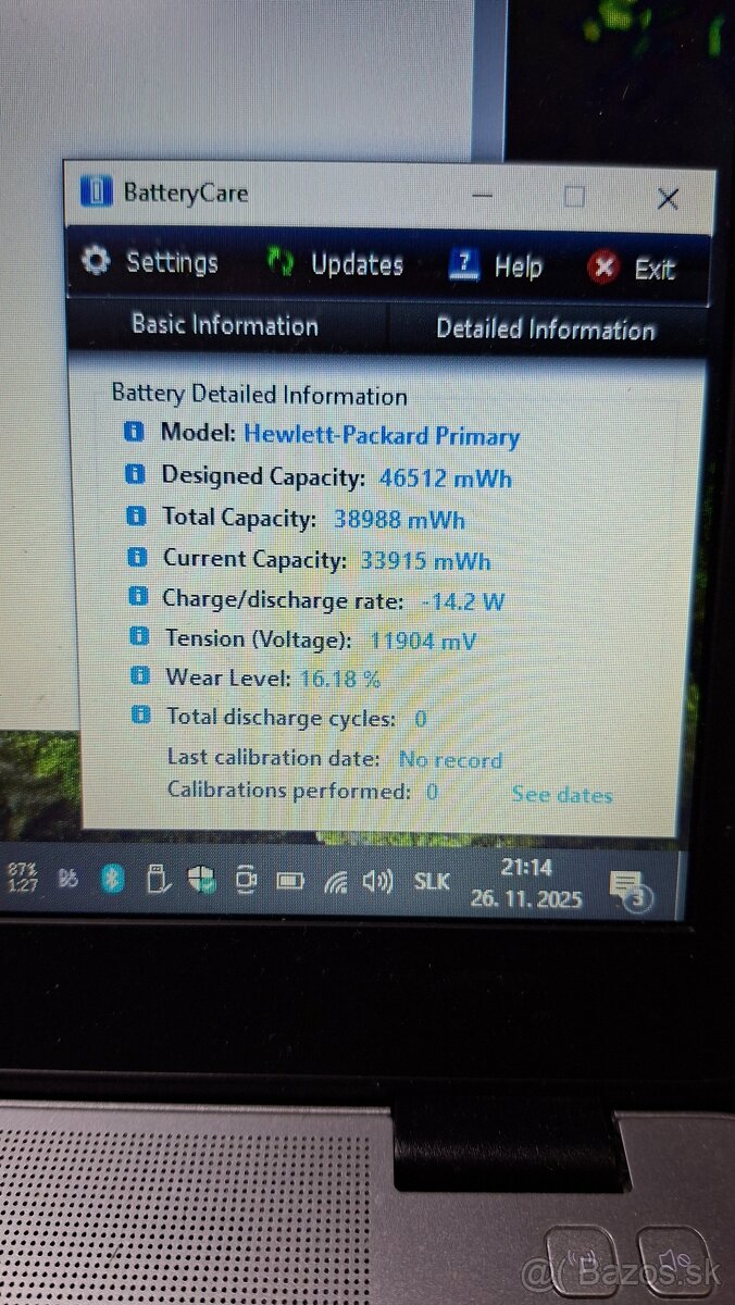 HP EliteBook 850 G3, i7-6600U, 16GB RAM, 256GB SSD M.2 - 6