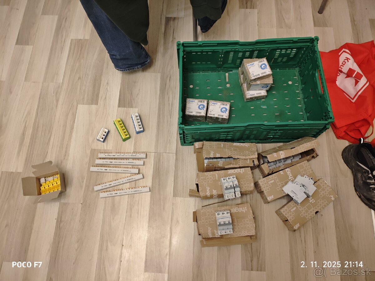 Elektroinštalačný materiál značky Hager - 6