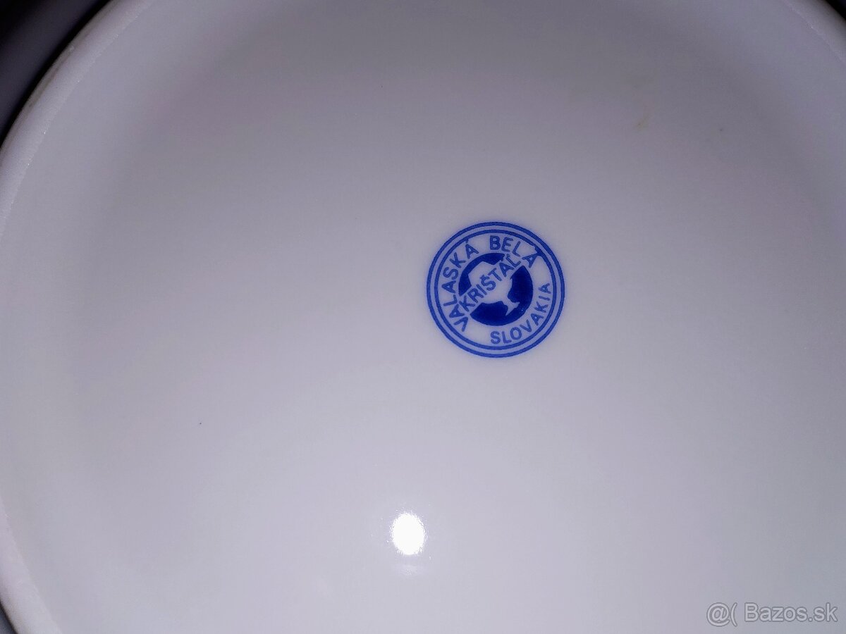 Porcelánová sada tanierov zlatý okraj - 6