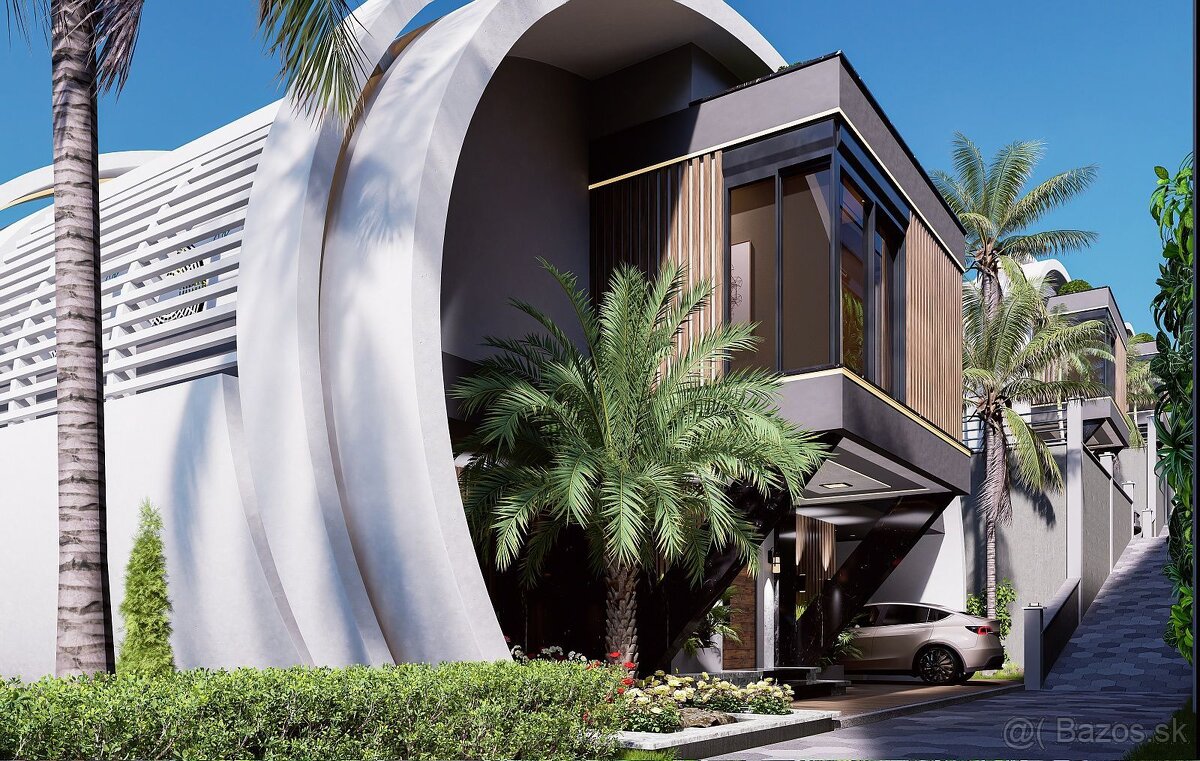 Vila so súkromnou záhradou a infinity pool v Alanyi - 6