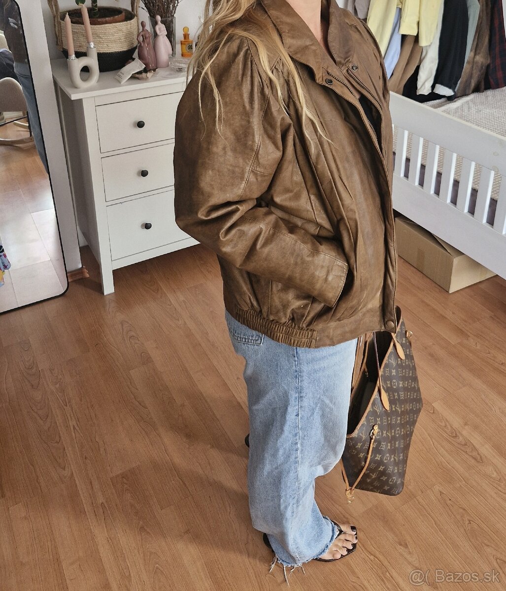 Vintage kožená bunda - 6