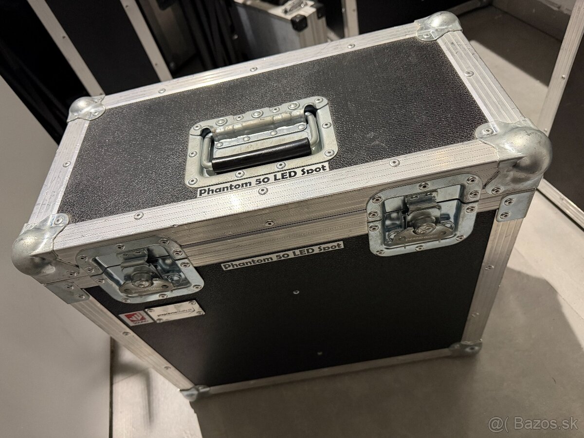 Predám 4x Showtec Phantom 50 LED Spot MKII + profi case - 6
