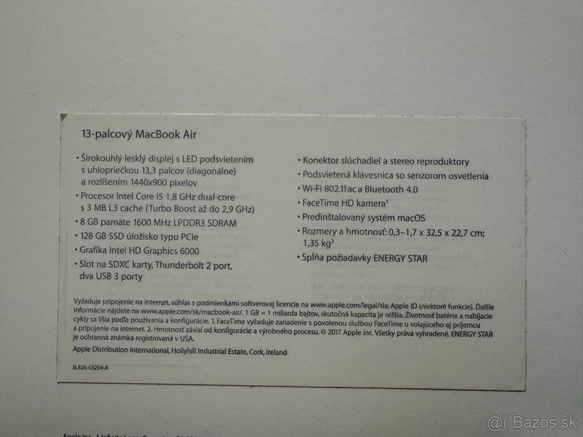 Apple MacBook Air 13” / model - A1466 - 6