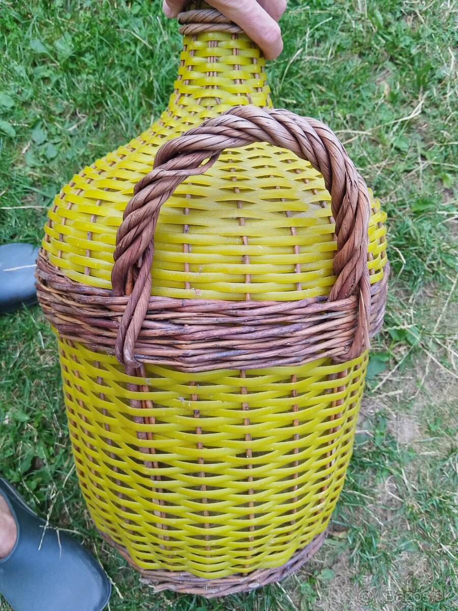 Demižón 25L opletaný - 6