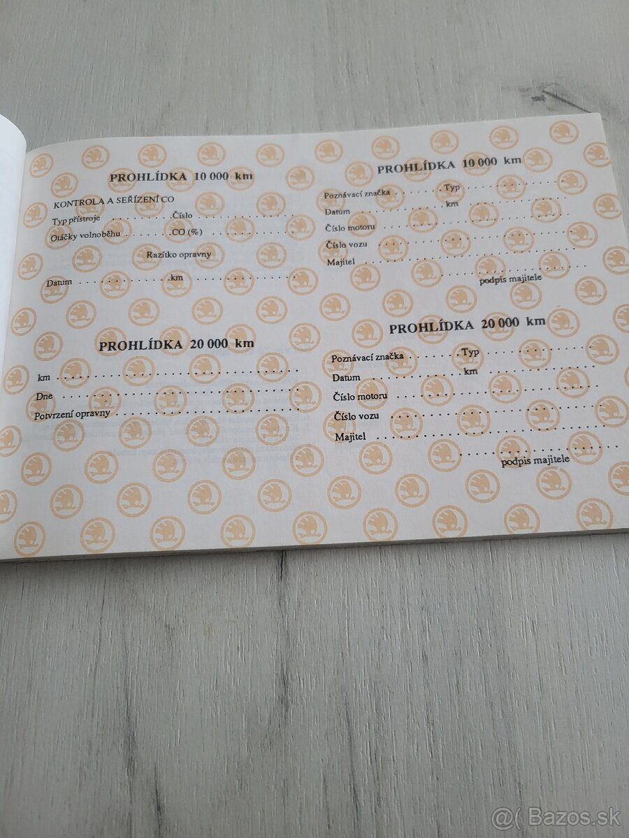 Škoda-pick-up návod k obsluze a údržbe, - 6