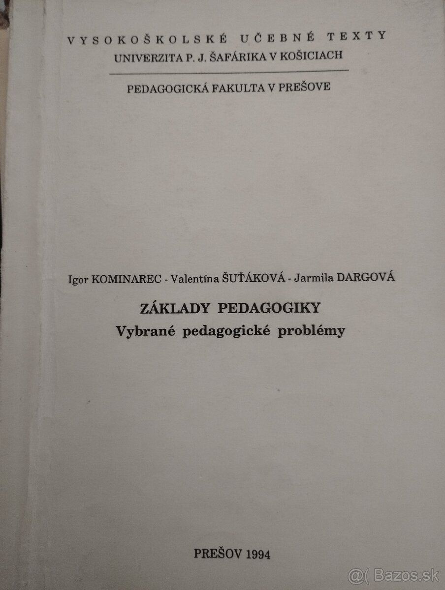 Pedagogická literatúra - 6
