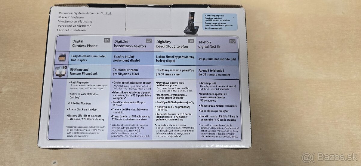 Panasonic KX-TG1711 bezdrôtový telefón - 6