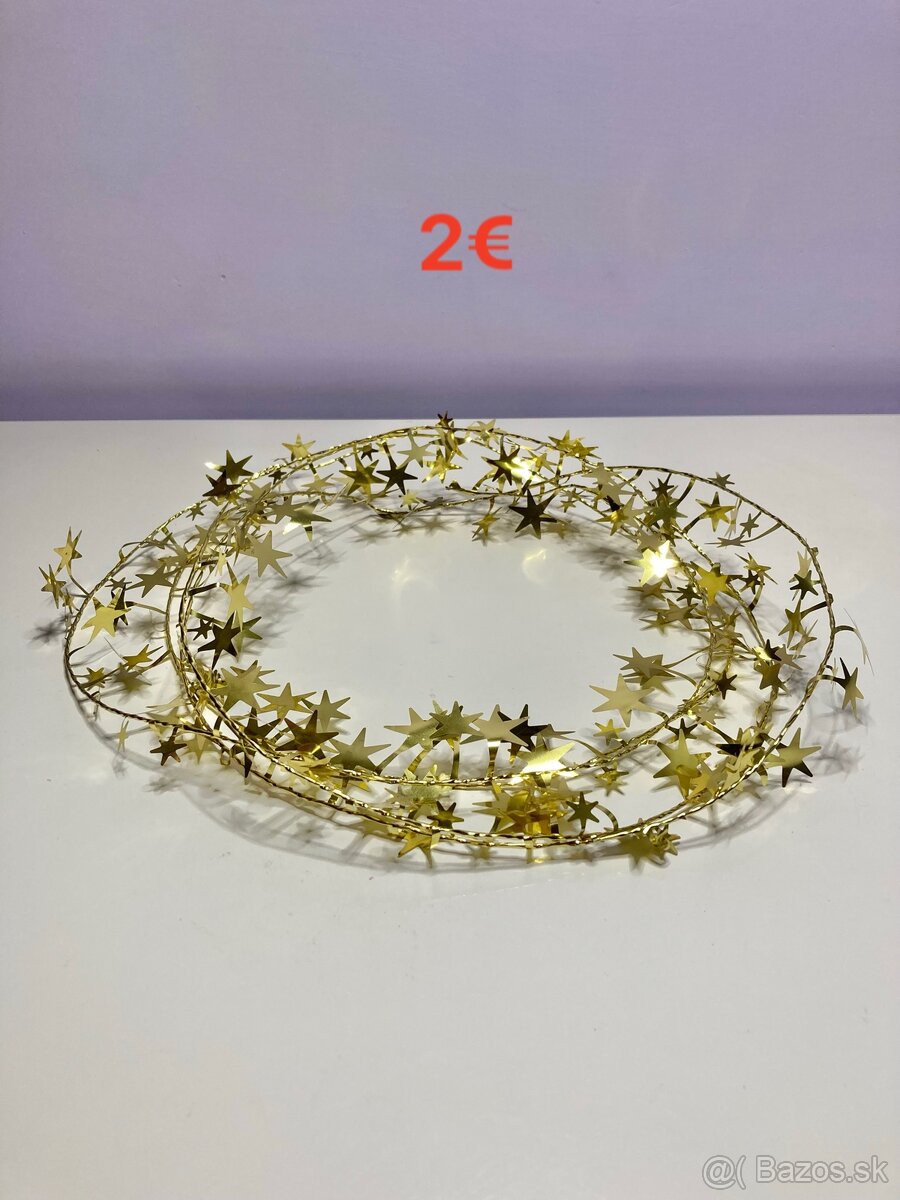 Vianočné ozdoby - zlaté - 6