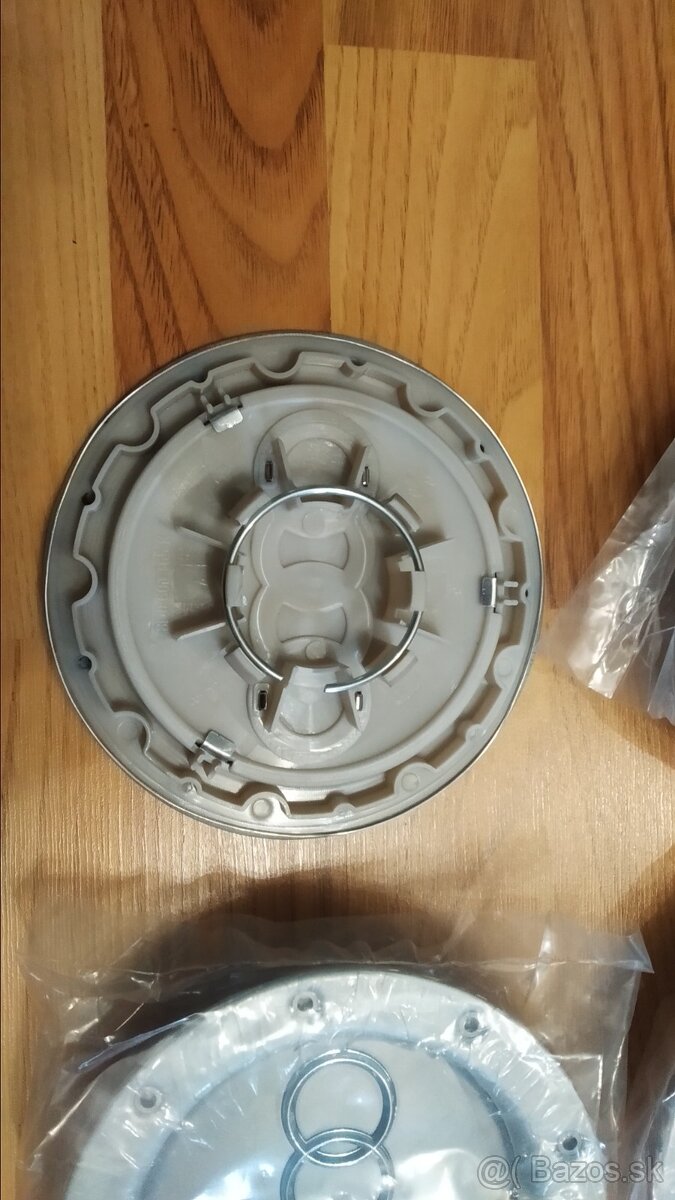 AUDI stredové krytky/puklicky Alu diskov 146mm TT/A4/A6/A8 - 6