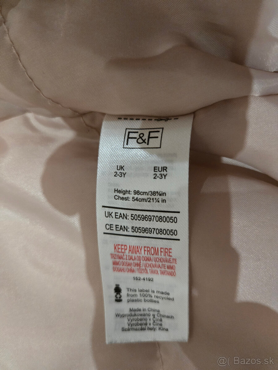 predam detsku bundu F&F 98 2-3roky - 6