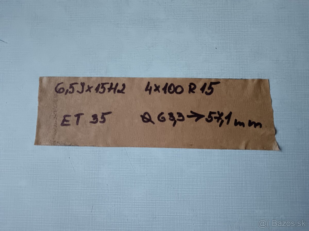 Predam elektrony 4x100r15 - 6