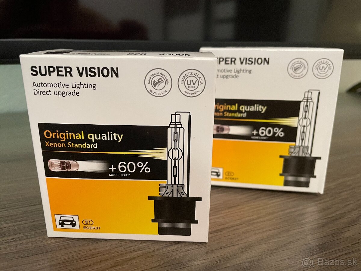 Xenónové výbojky D2S 4300K, 6000K, 8000K - 6