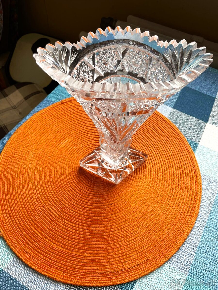 Kryštálová váza Bohemia crystal - 6