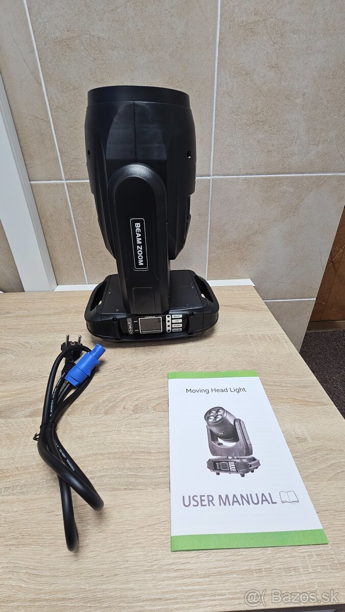 Rotačná hlava Wash-bee eye RGBW 2v1 zoom-fokus - 6