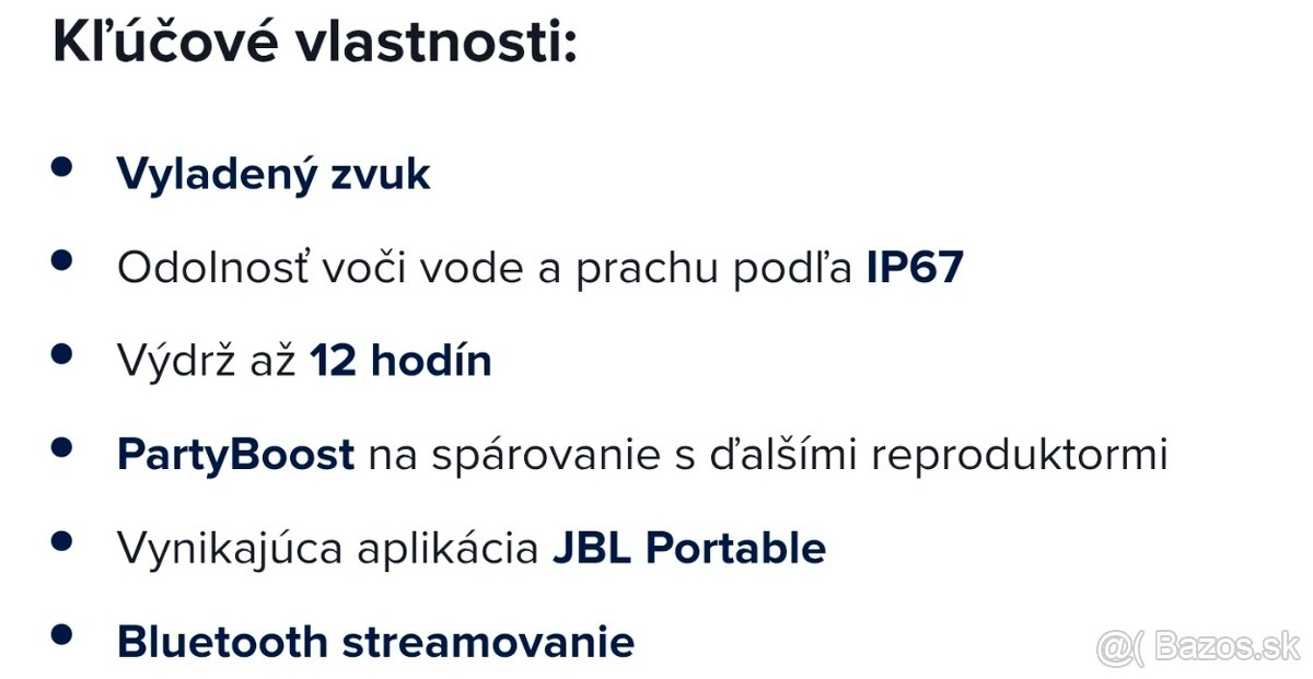 BT REPRODUKTOR JBL Flip 6 - 6