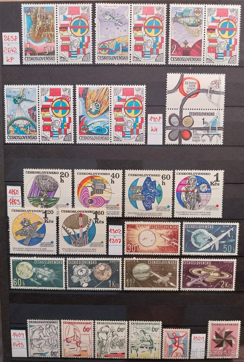 Známky ČESKOSLOVENSKO – 2 - 6