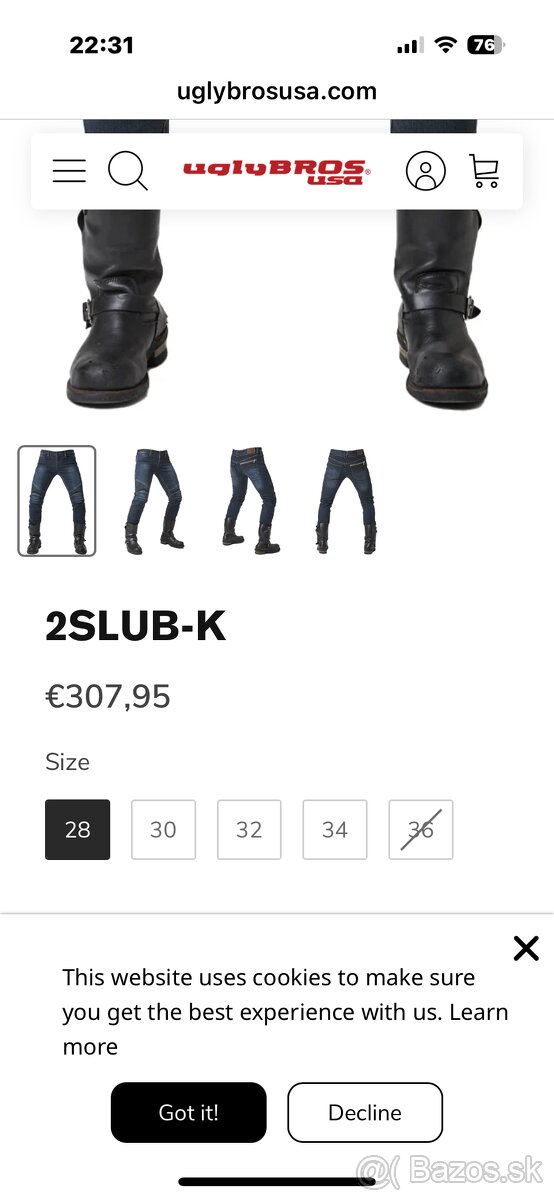 Moto rifle kevlar Uglybros - 6