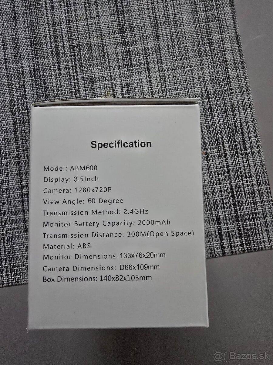 Detská pestúnka - Baby monitor s kamerou 720 - 6