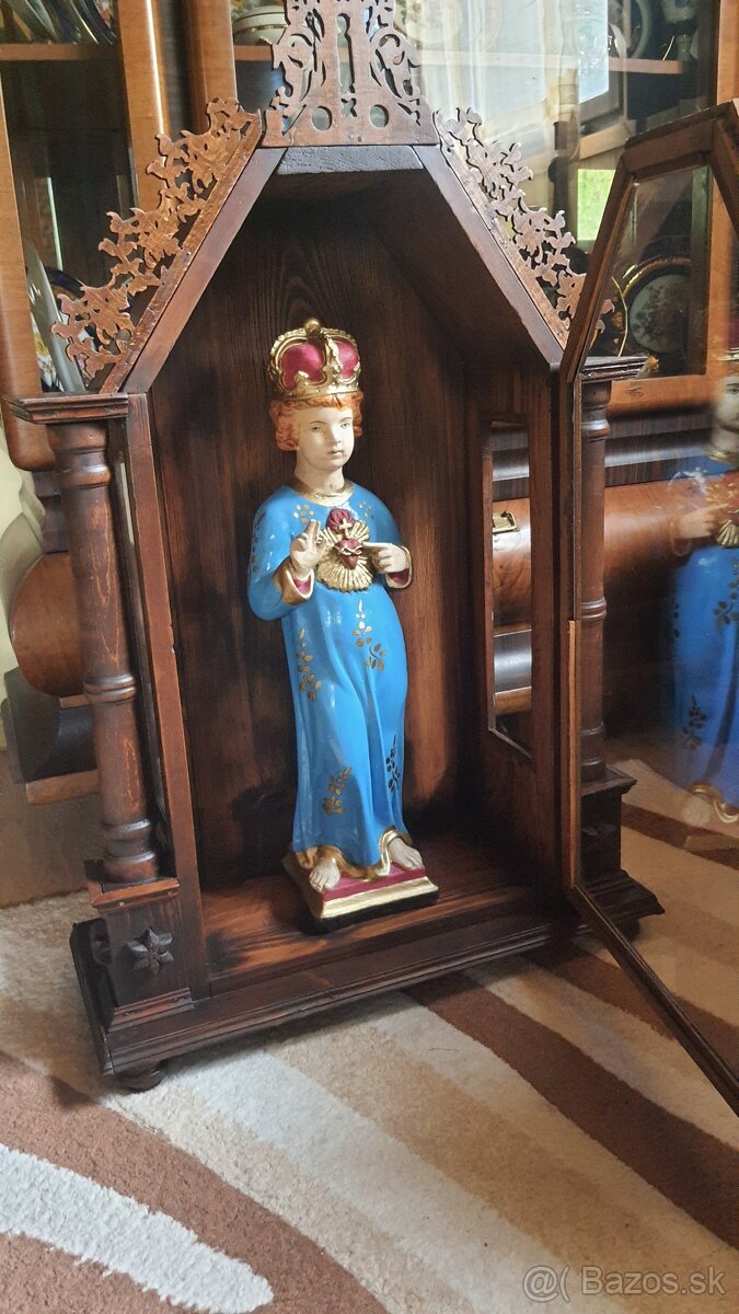 Starozitny relikviár a religiozne sochy. - 6