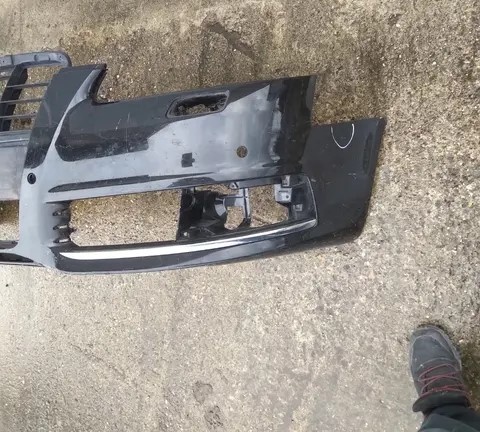 Predni naraznik audi a6 c6 4f 08-11 cerny holy - 6