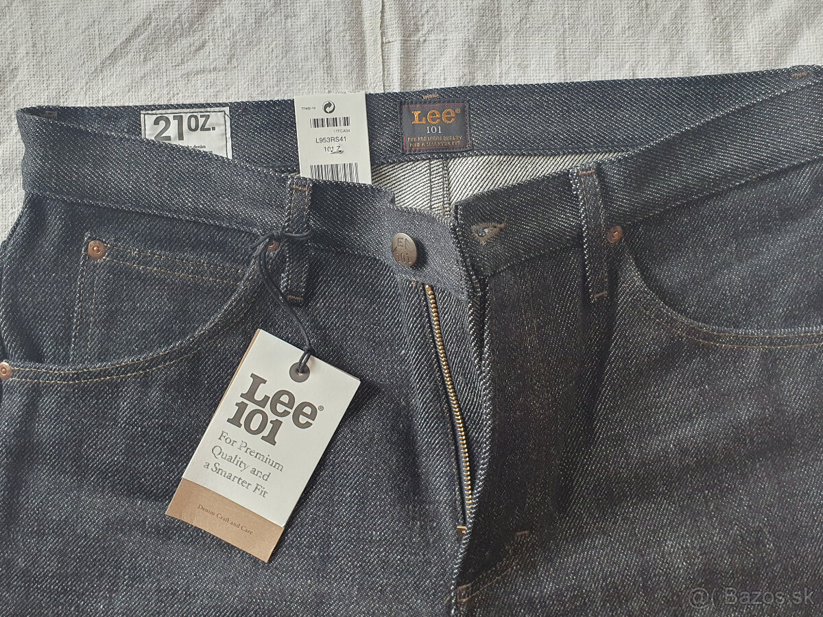 Lee 101 Z Dry 21oz denim Men 32x34 - 6