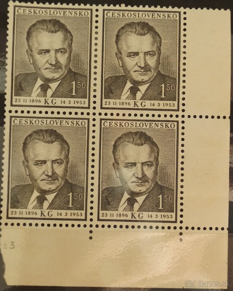 známky - Slov. štát, Protektorát, Hradčany, Masaryk a iné - 6