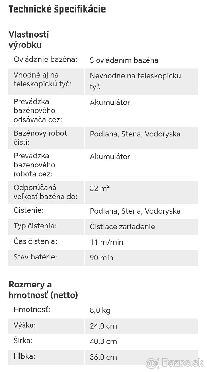 Plne robotický bazénový vysávač - 6