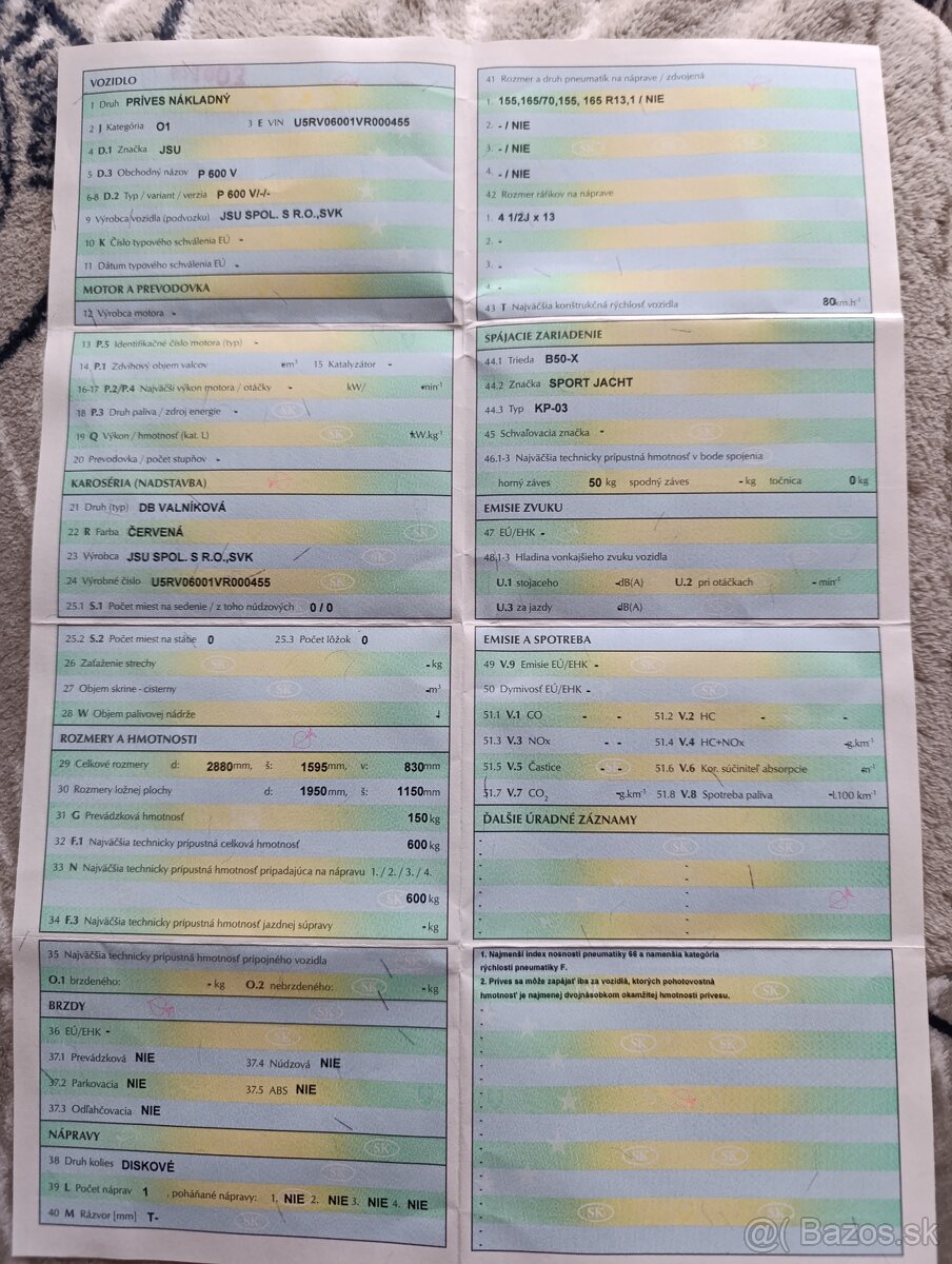 Predám prívesný vozík - 6