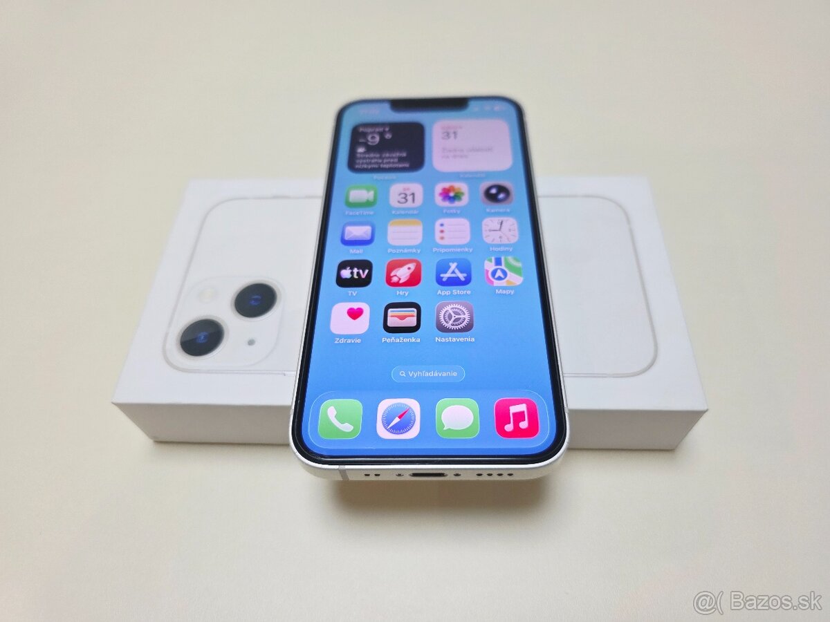 APPLE IPHONE 13 mini 128gb STARLIGHT,BATERKA 100% - 6