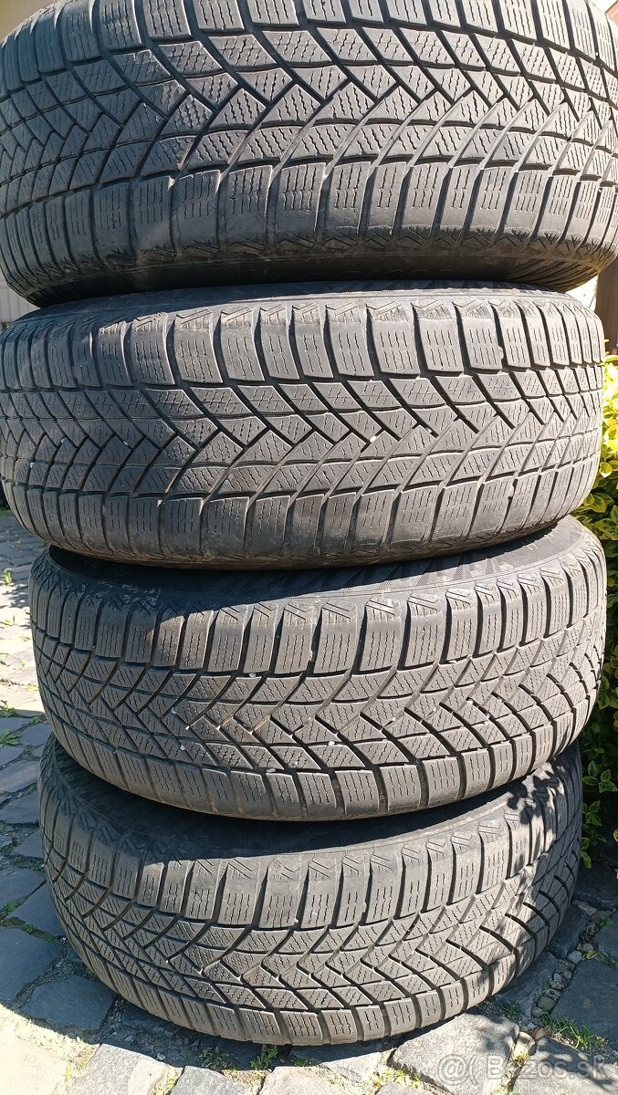 Predám alu disky + pneu 16" - 6